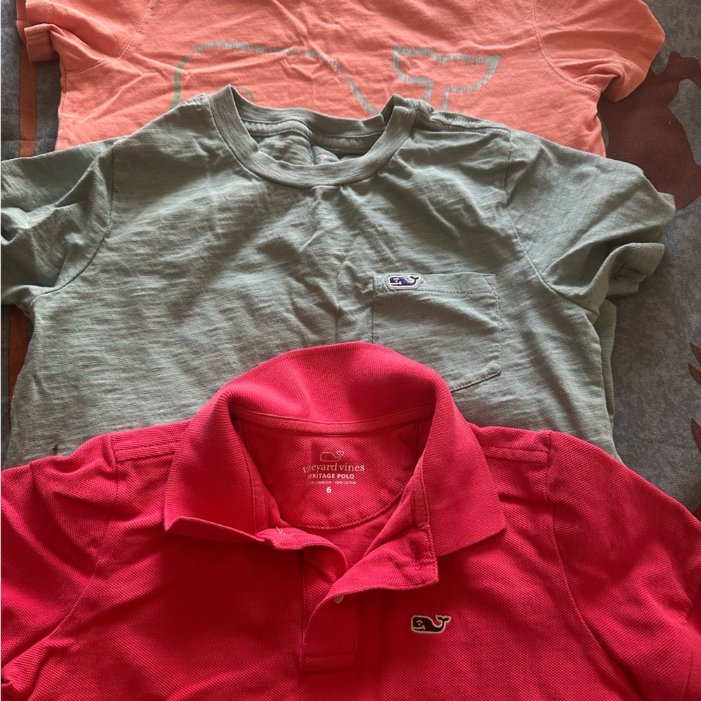 (Boy)  3 vine yards shirts